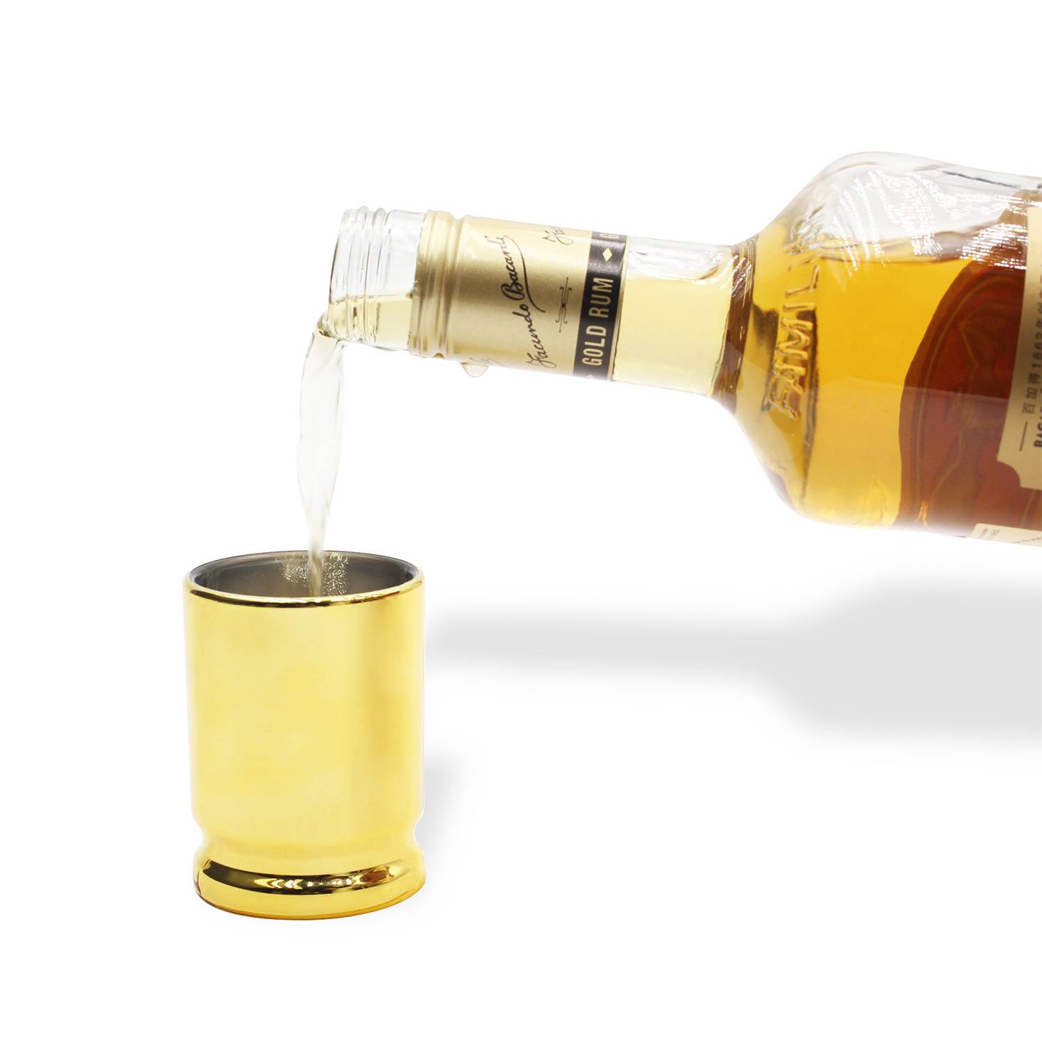4-Pack 3oz 50 Cal Shot Glasses 5