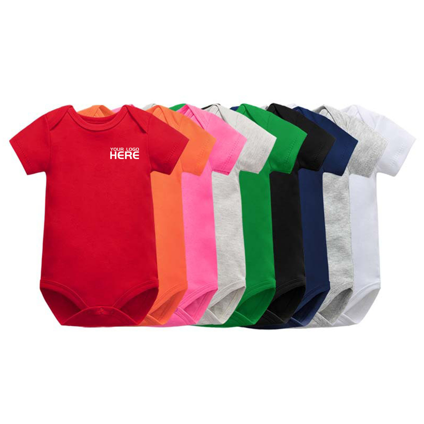 Unisex Baby Short Sleeve Bodysuit 2