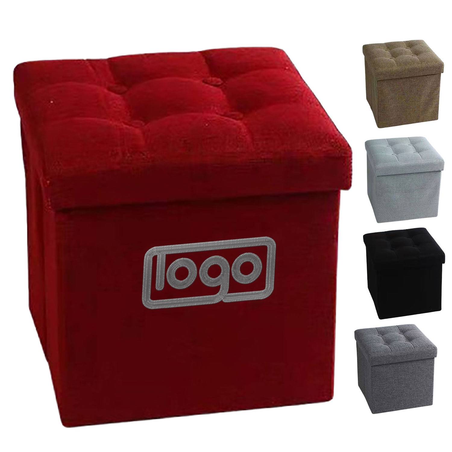 2-in-1 Foldable Storage Stool 4