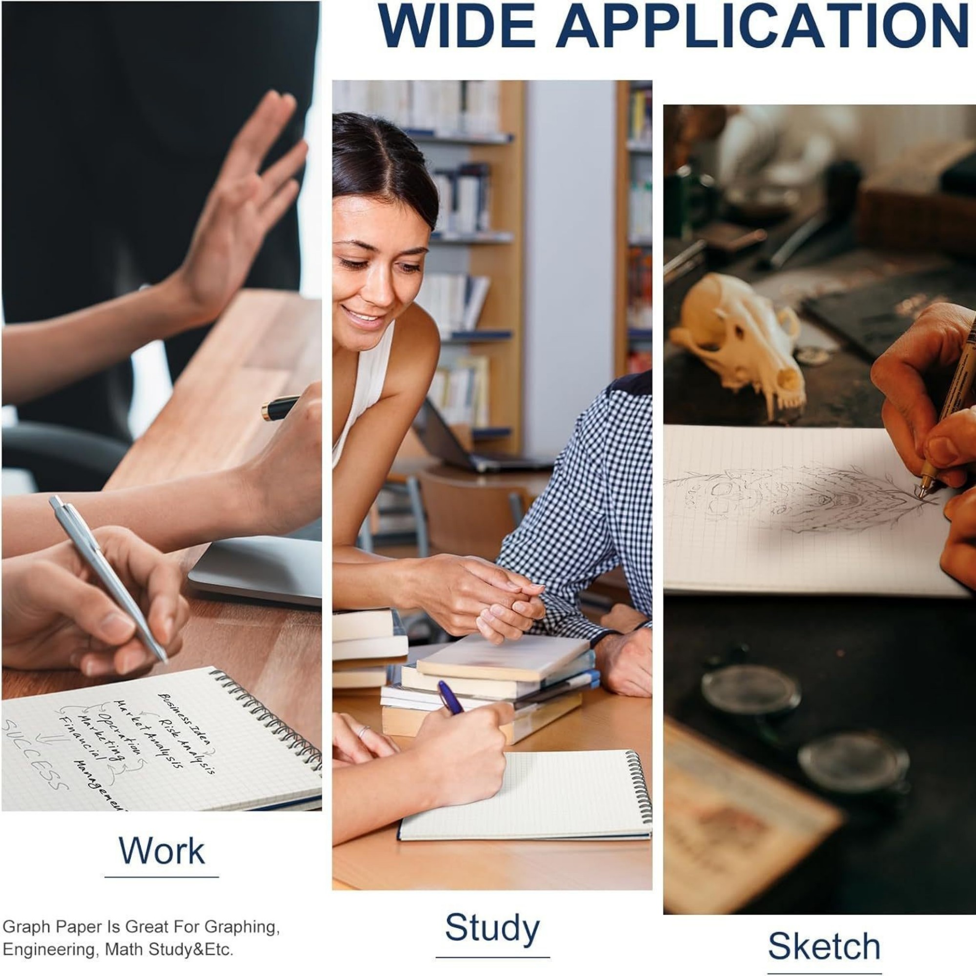 A5 70 Sheets Top Wirebound Notepad 4