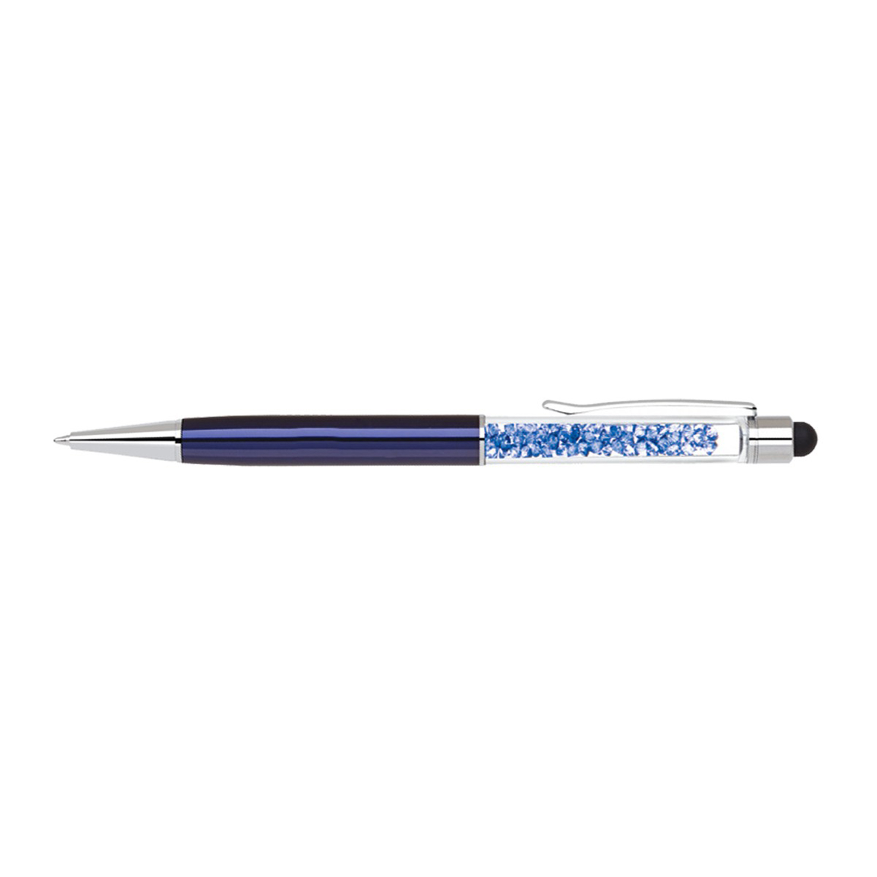Brass stylus pen with matching crystals and barrel colors 16