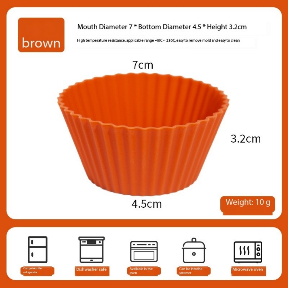 Food grade silicone cake muffin cups 2