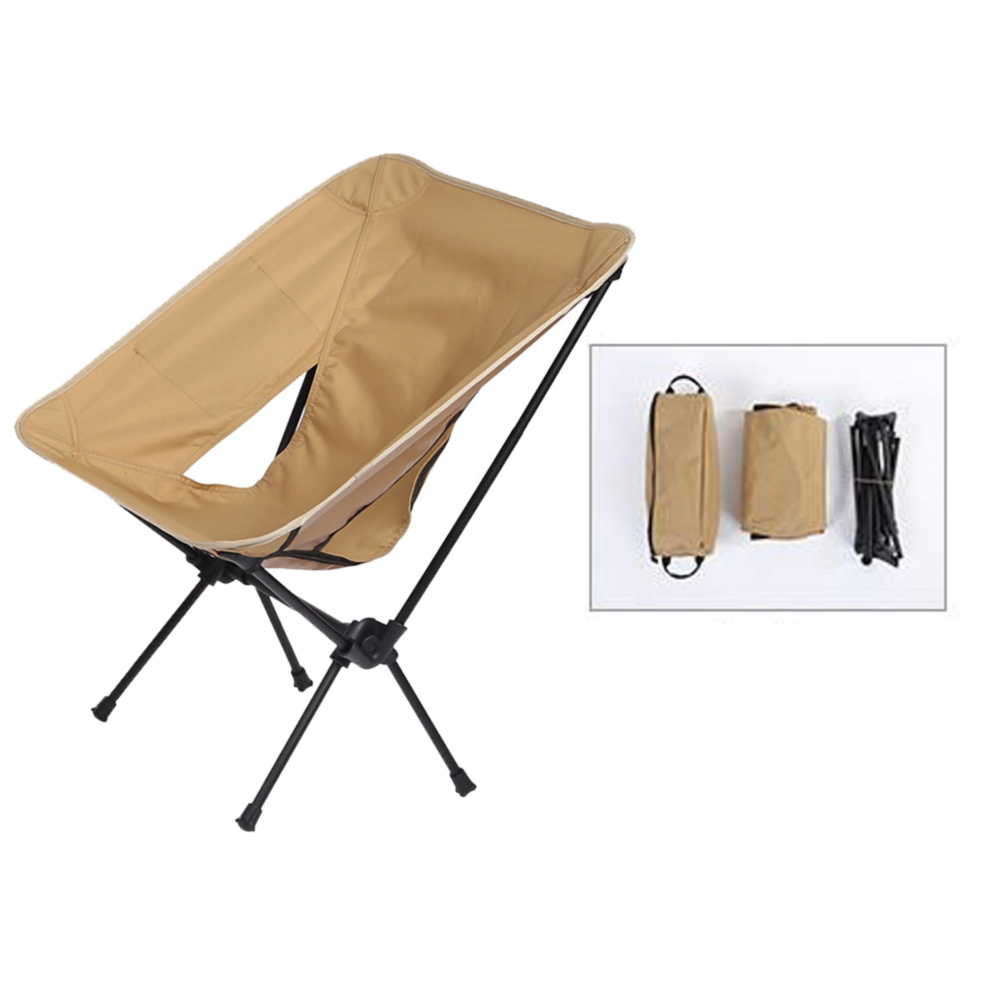 Oxford Foldable Outdoor Chair w/Travel Bag 5