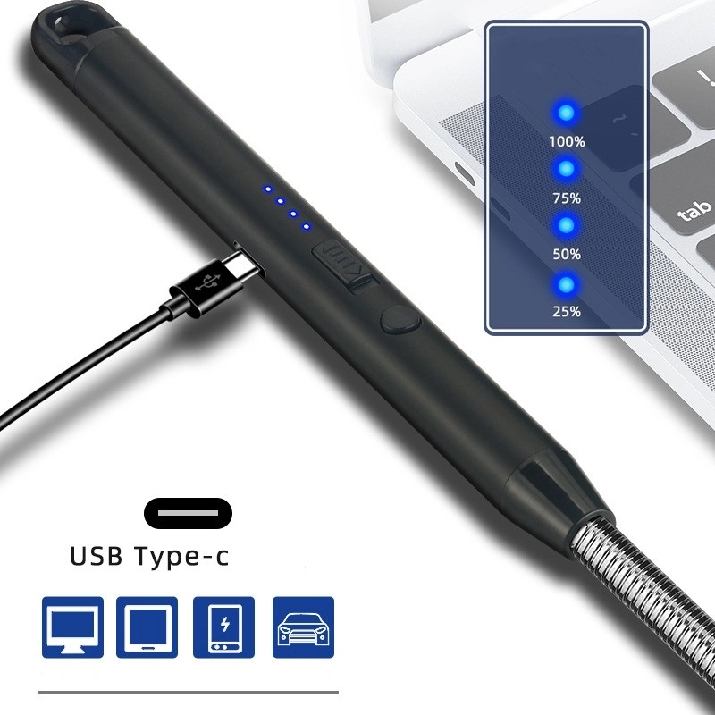 Type C Windproof Rechargeable Usb Electronic Lighter 12