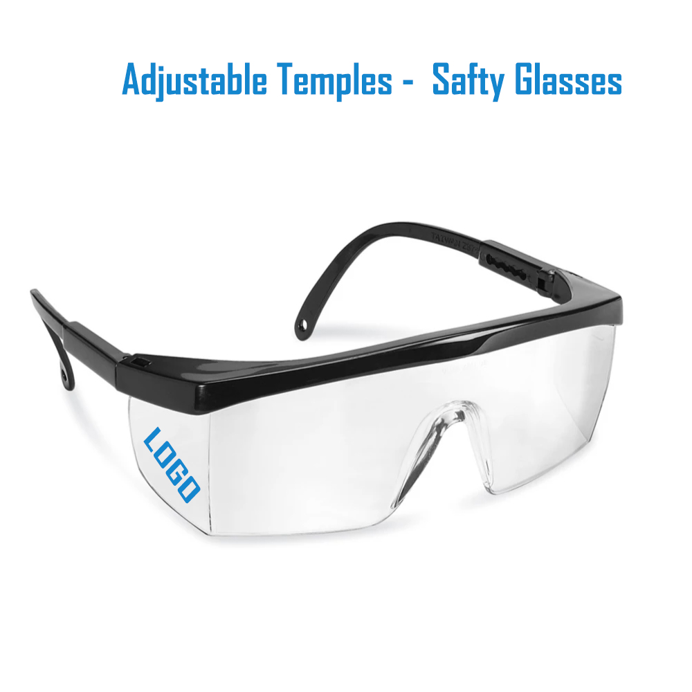 Safety Glasses-Traditional styling with protective side shields. 1