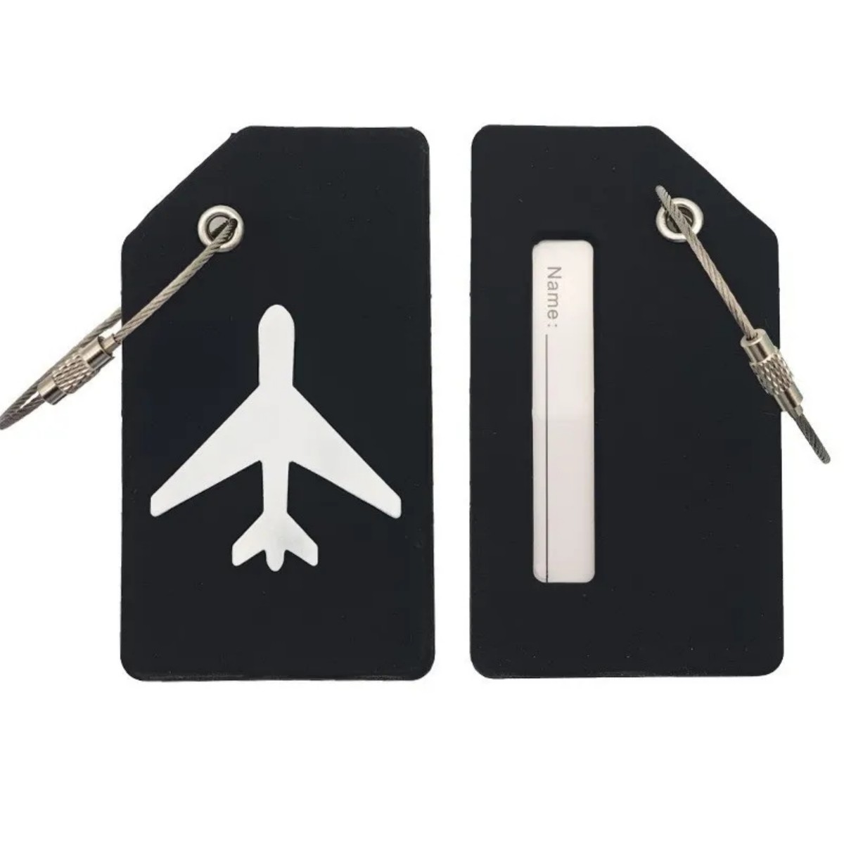 Sleek Aluminum ID Tag for Baggage Identification 13