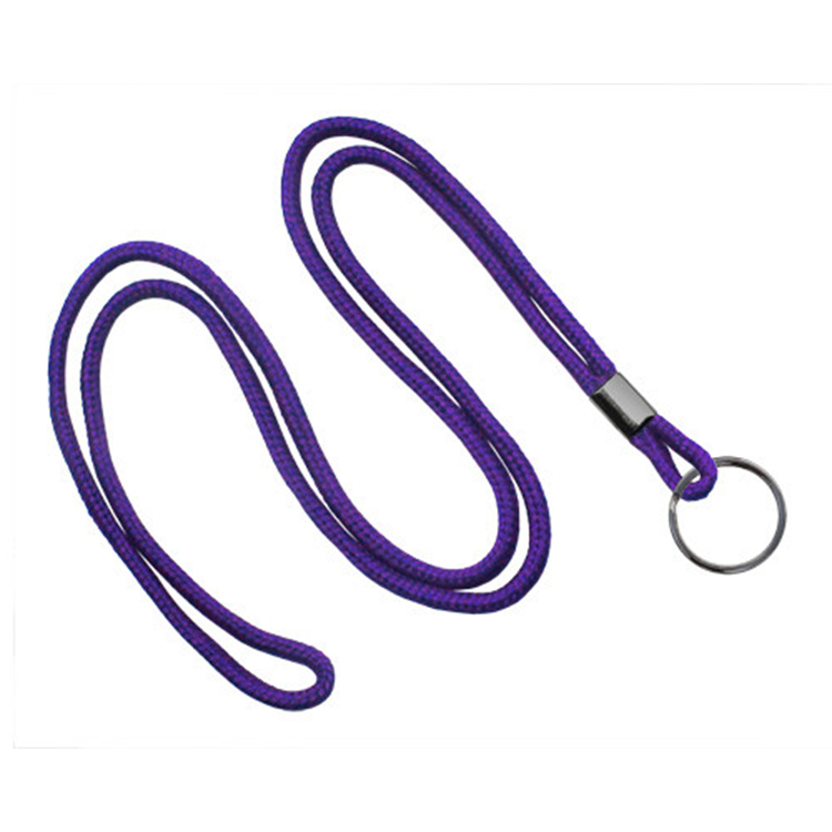1/8" Blank Rope Lanyard with Split Ring 1