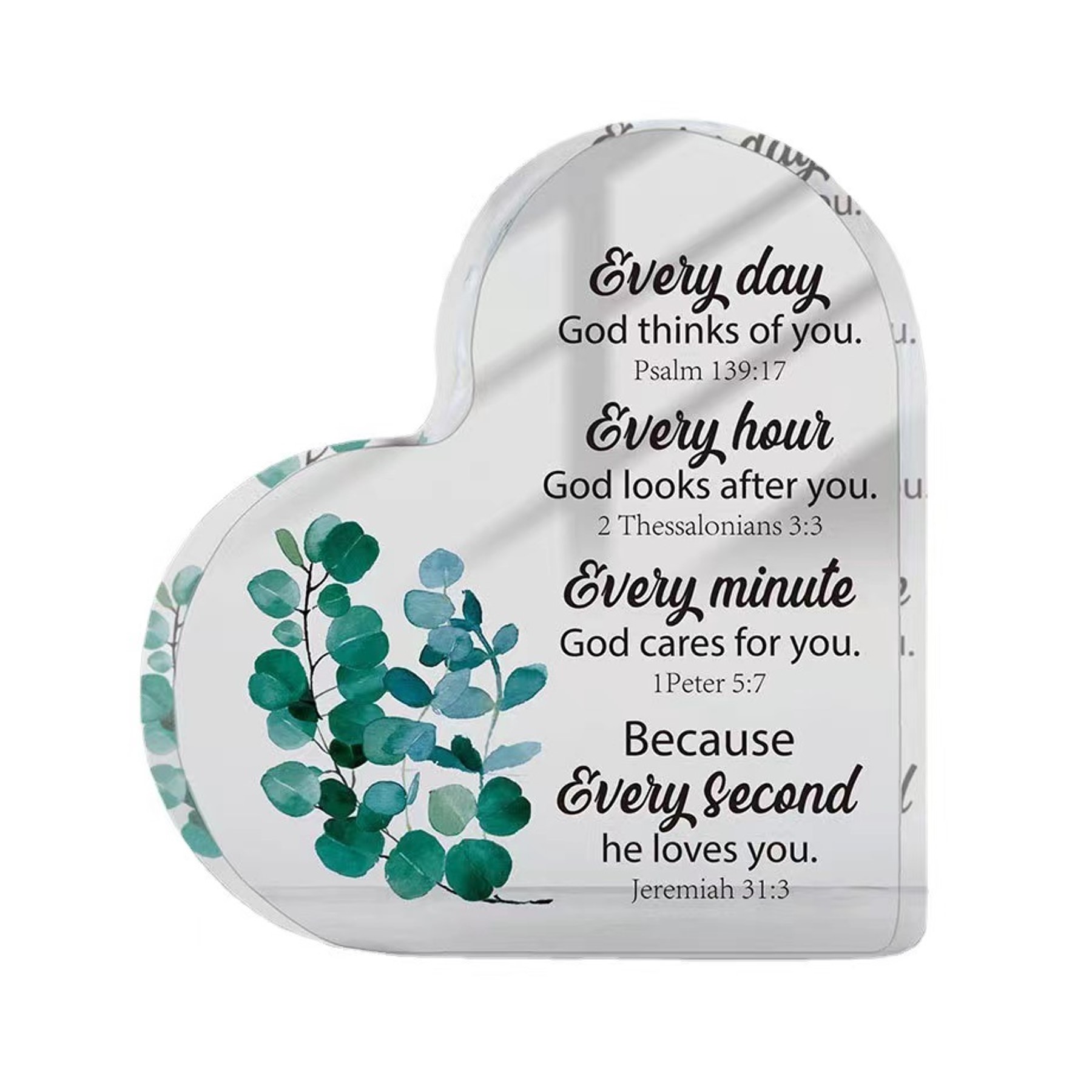 Acrylic Heart Gift Keepsake/Award (direct import) 7