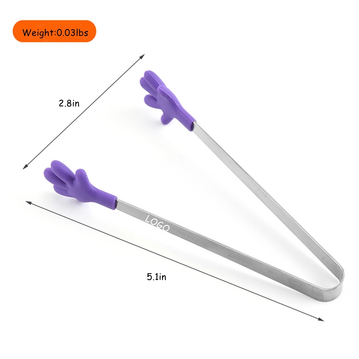Silicone Mini Kitchen Tongs For Kids 3