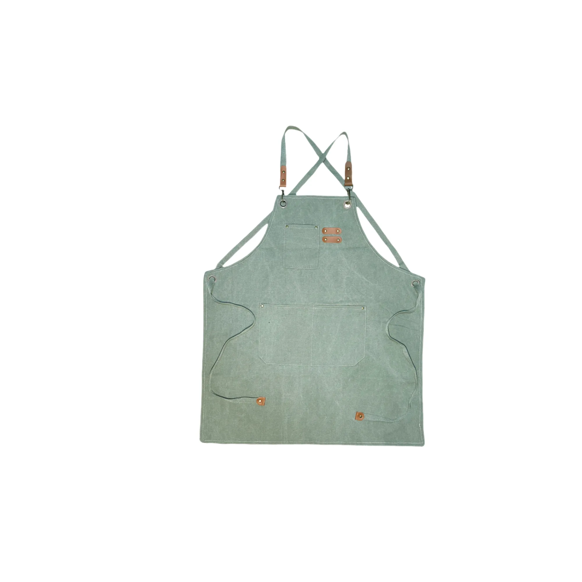 Adjustable Denim Bib Work Apron 10
