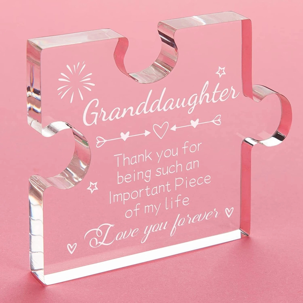 Acrylic Puzzle-Shaped Plaque 2