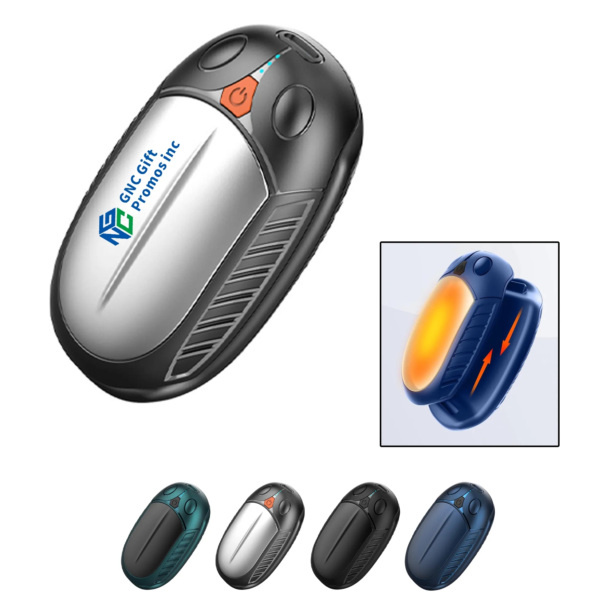 Power Bank Hand Warmer 2 in 1 Heater 5.1"x3.7"x0.9" 3