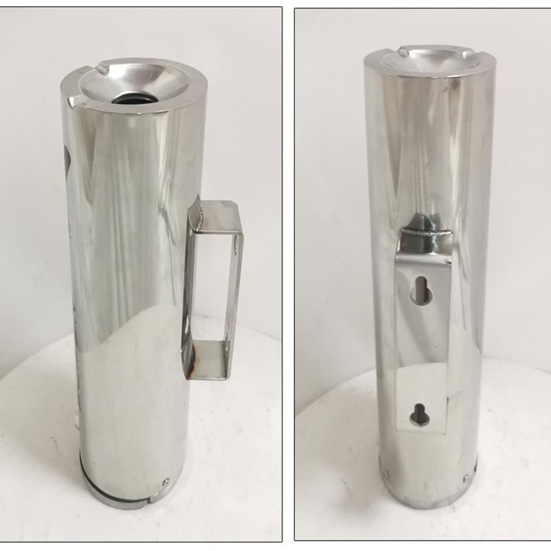 Wall Mounted Stainless Steel Cigarette Butt Receptacle 2