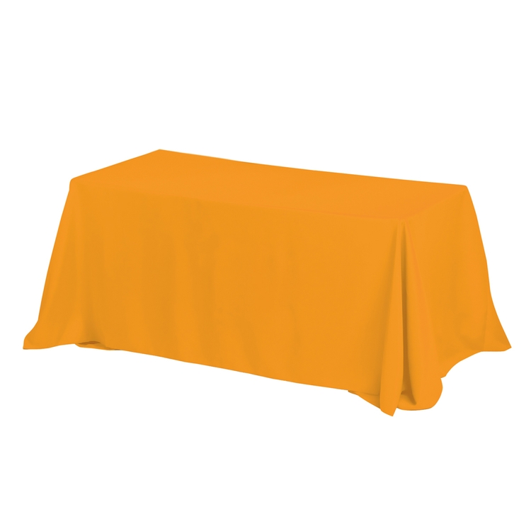 "Zenyatta Six" 4-Sided Throw Style Table Covers & Table Throws (One Color Print) / Fits 6 ft Table 46