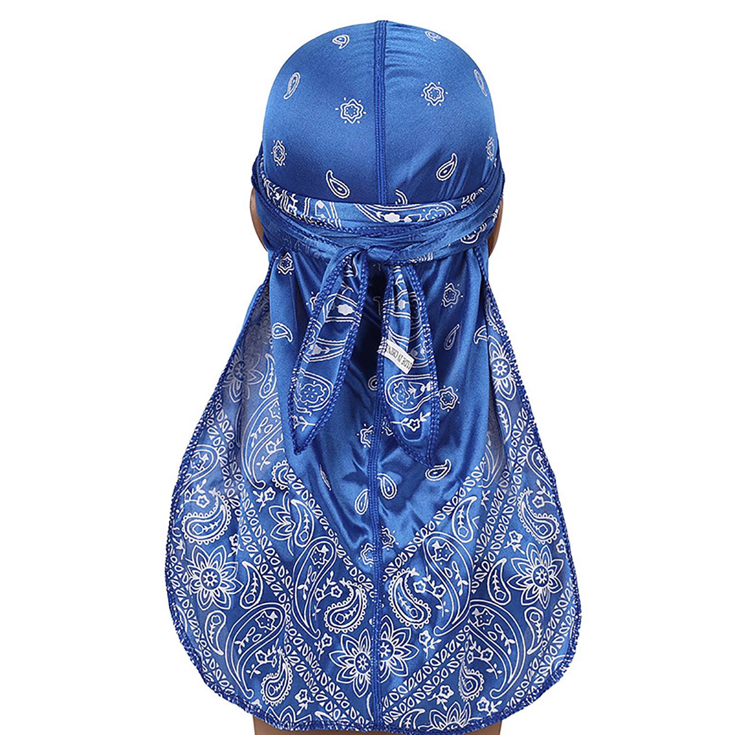 Unisex Silky Durag Long Tail Headwrap 7