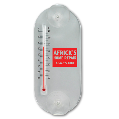 Large Acrylic Oval Temperature Gauge 2