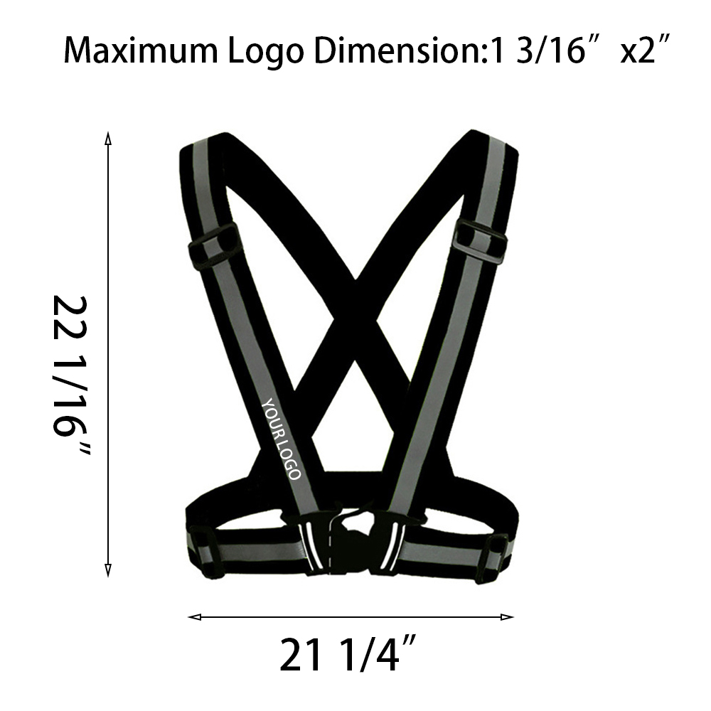 Adjustable Elastic Safety Reflective Vest 3