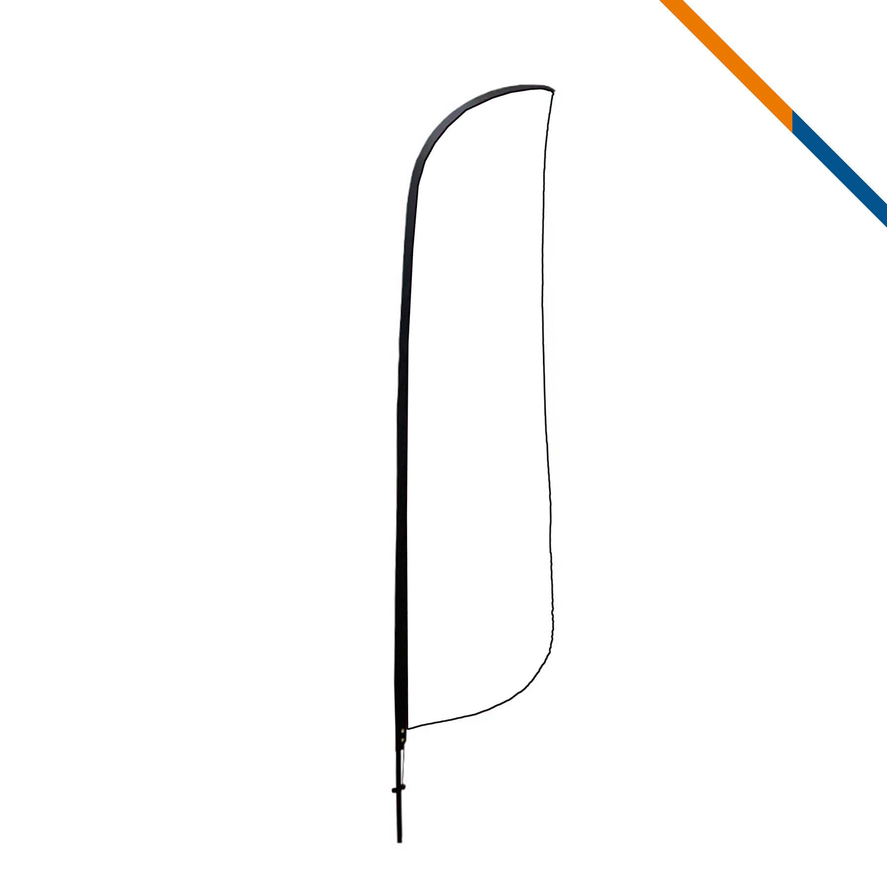 13' Tarot Single-Sided Feather Flag 5