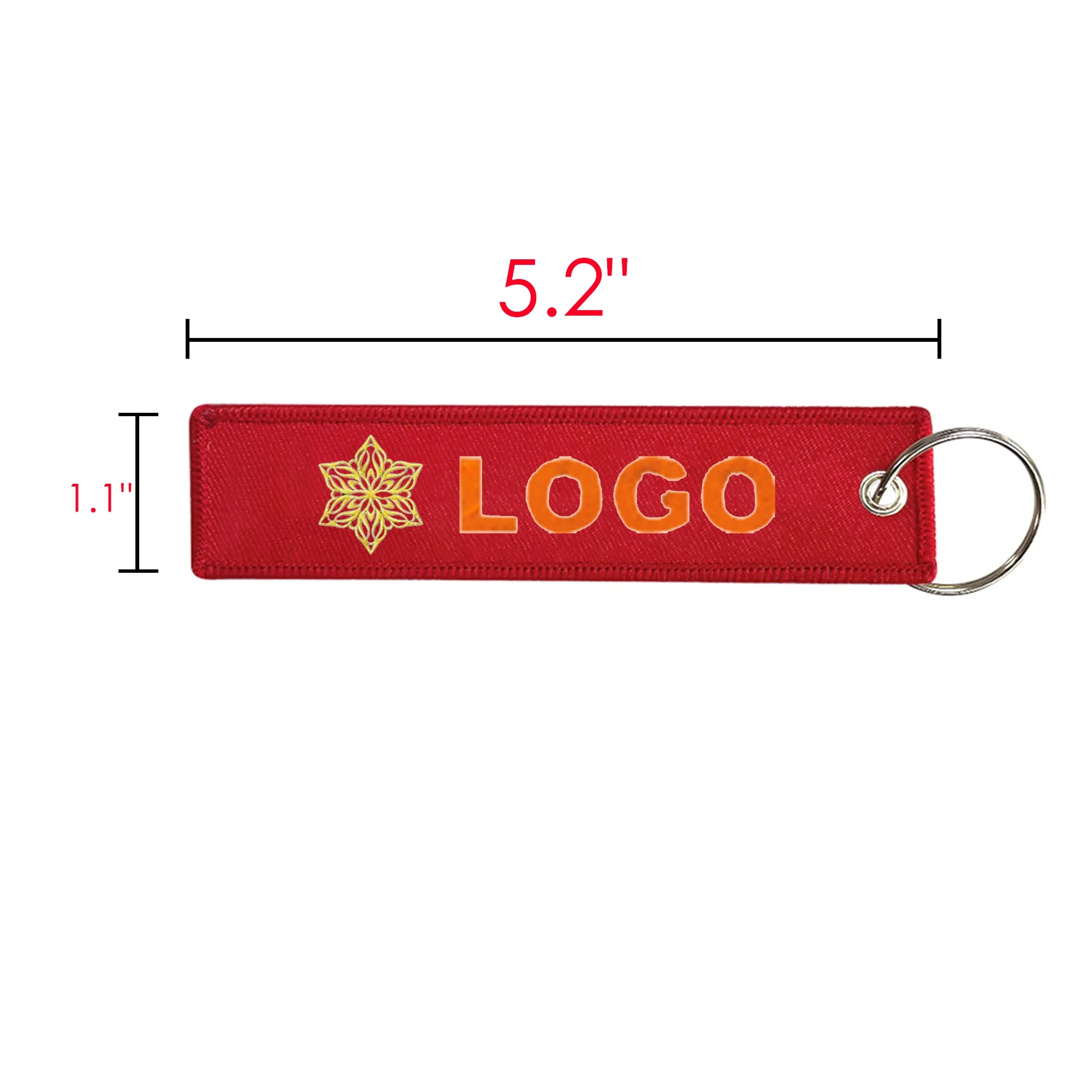 Double Sided Embroidery Keychain 1