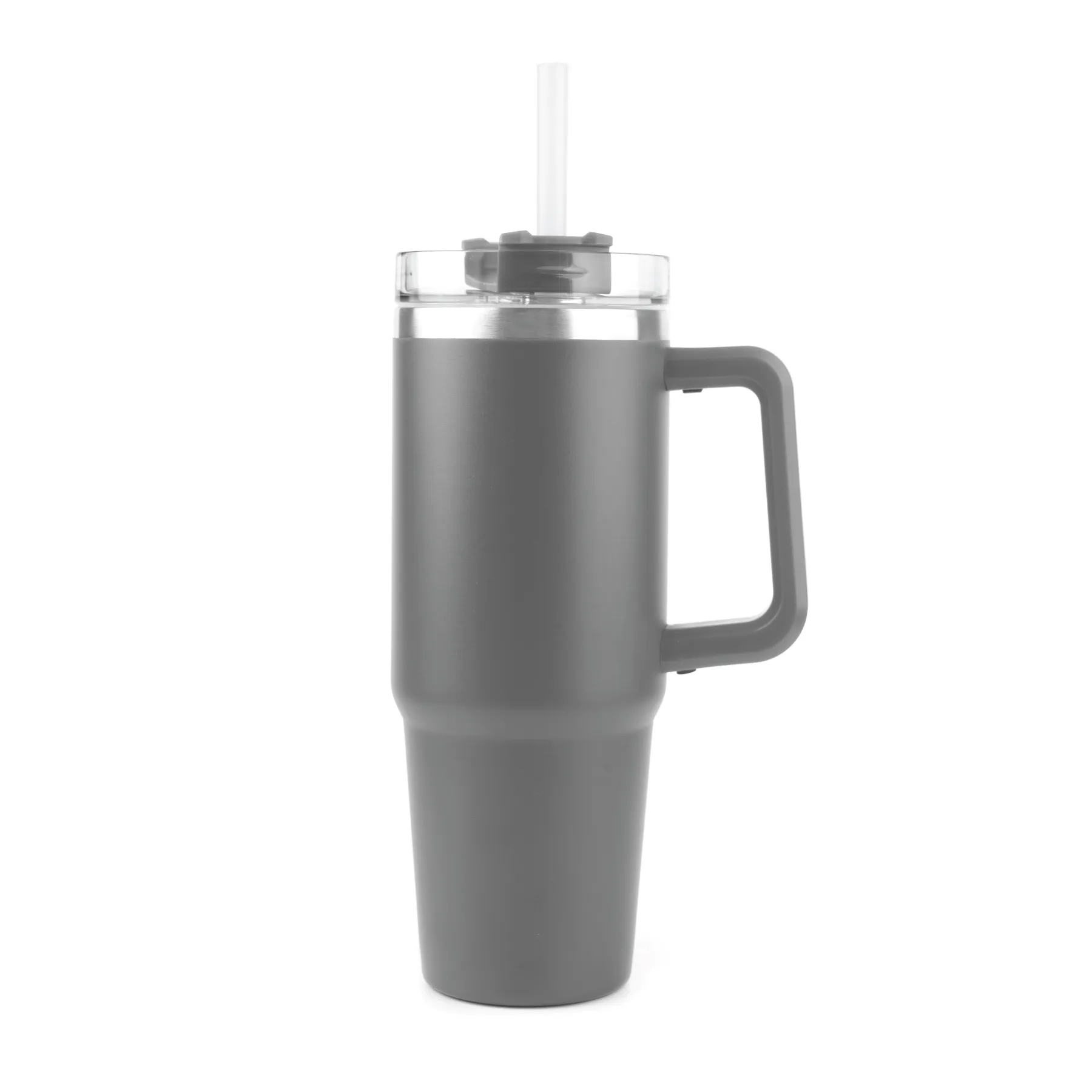 30oz Premium Stainless Travel Mug w/ Straw and Twist Closure 9