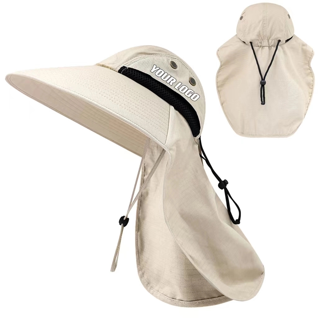 Protection Sun Caps With Large Neck Flap 3