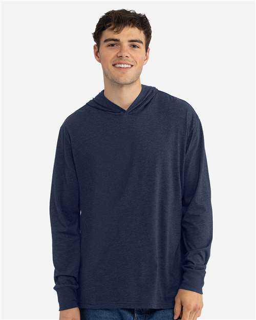 Unisex CVC Hoodie Long Sleeve T-Shirt - 6221 40