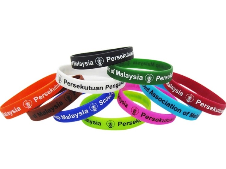 Screen Printed Silicone Bracelet 2
