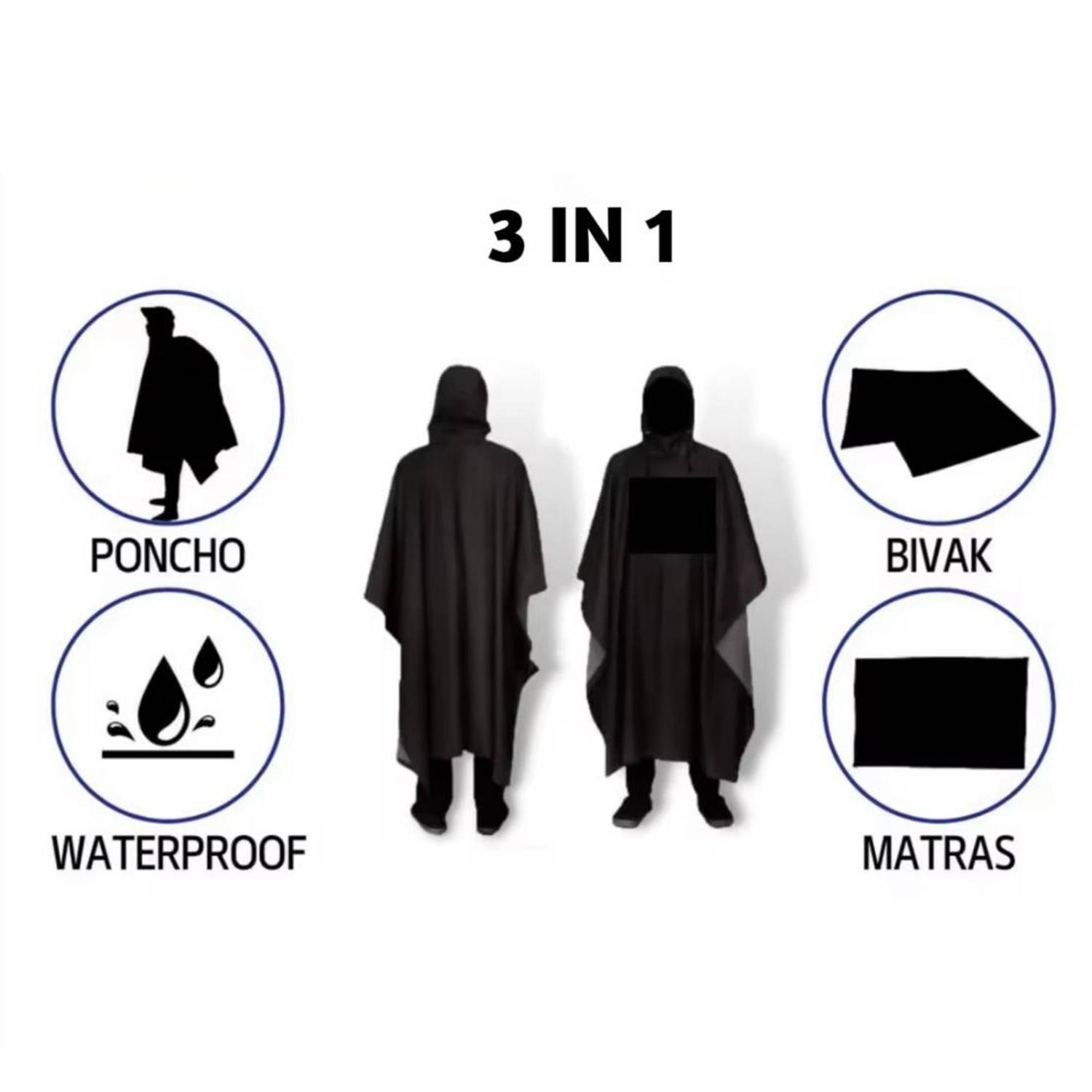 Multi Functional Cloak Raincoat 4