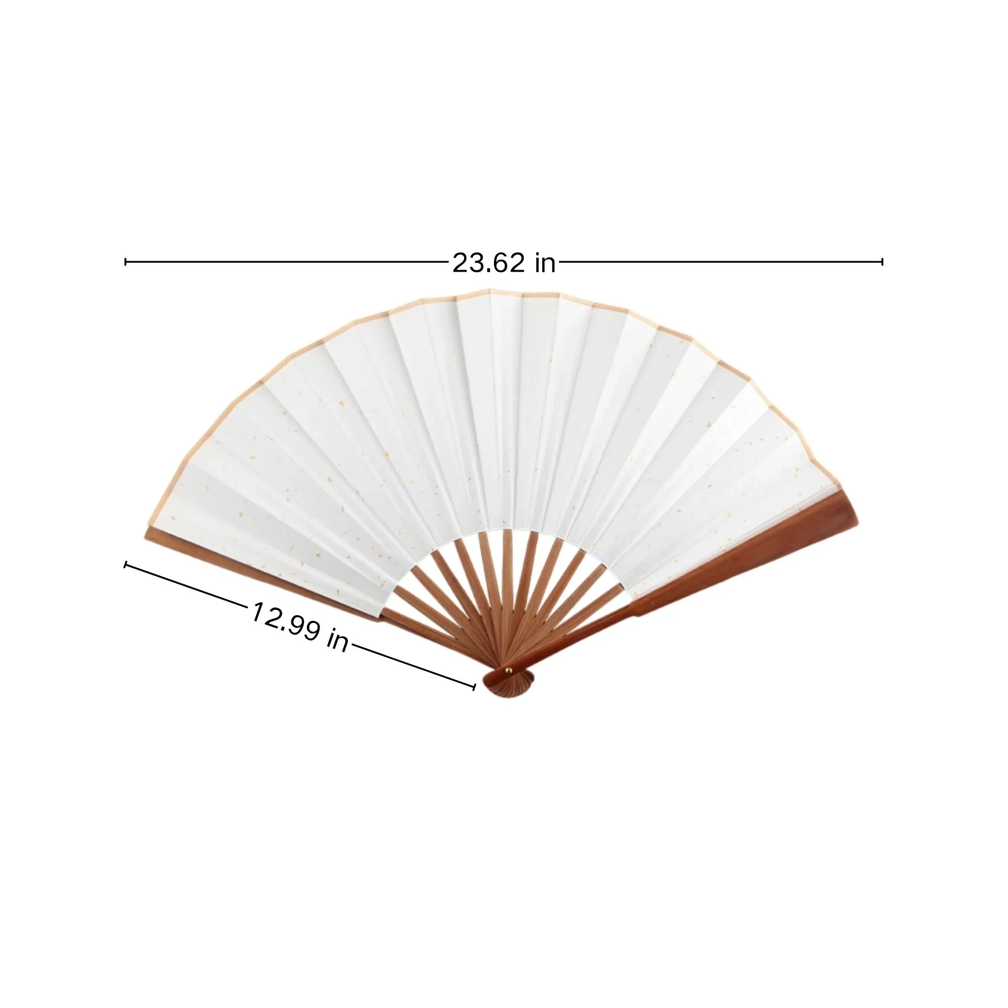 Folding Chinese Style Rice Paper Fan 4