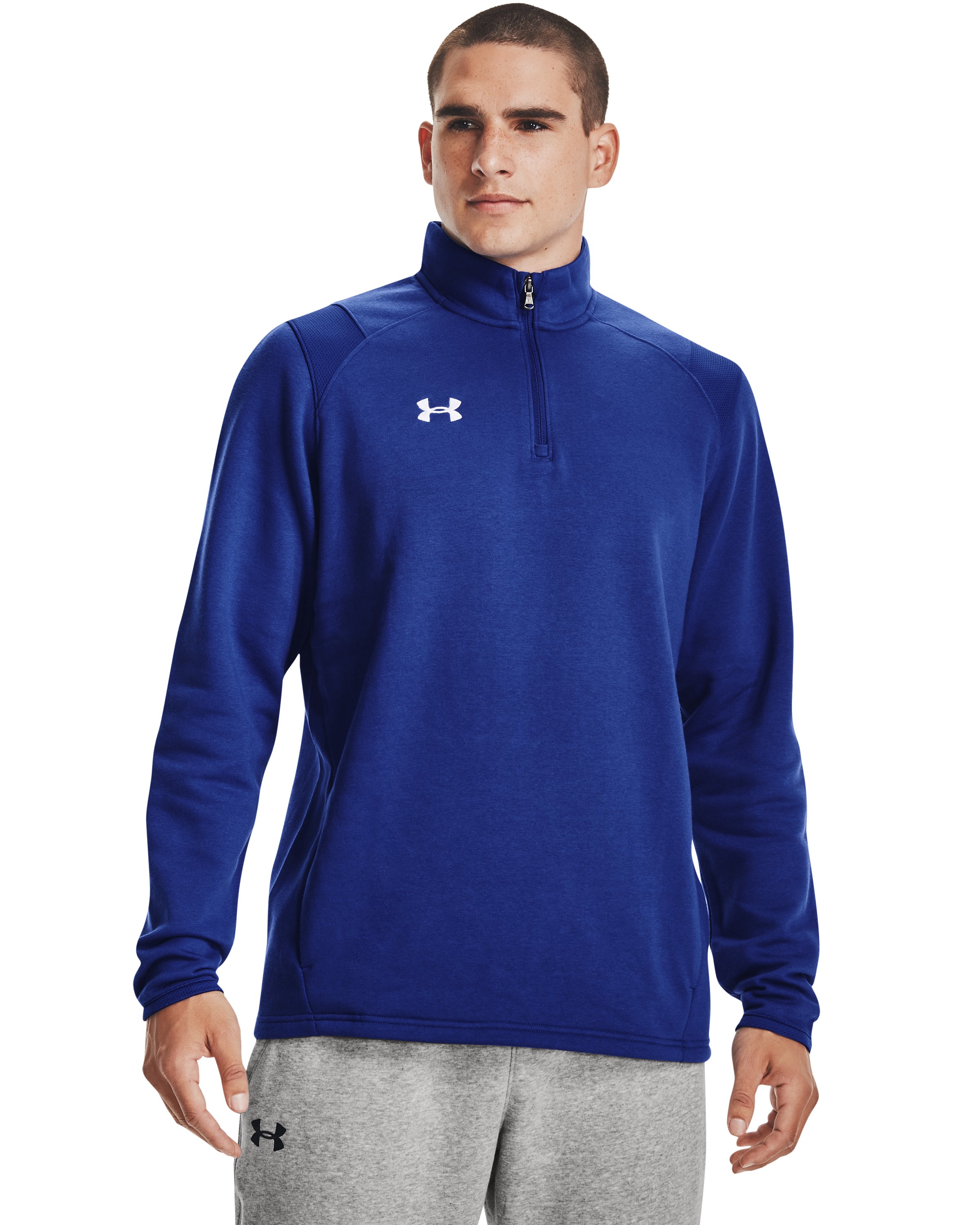 UA Hustle Fleece Men's  Zip 6
