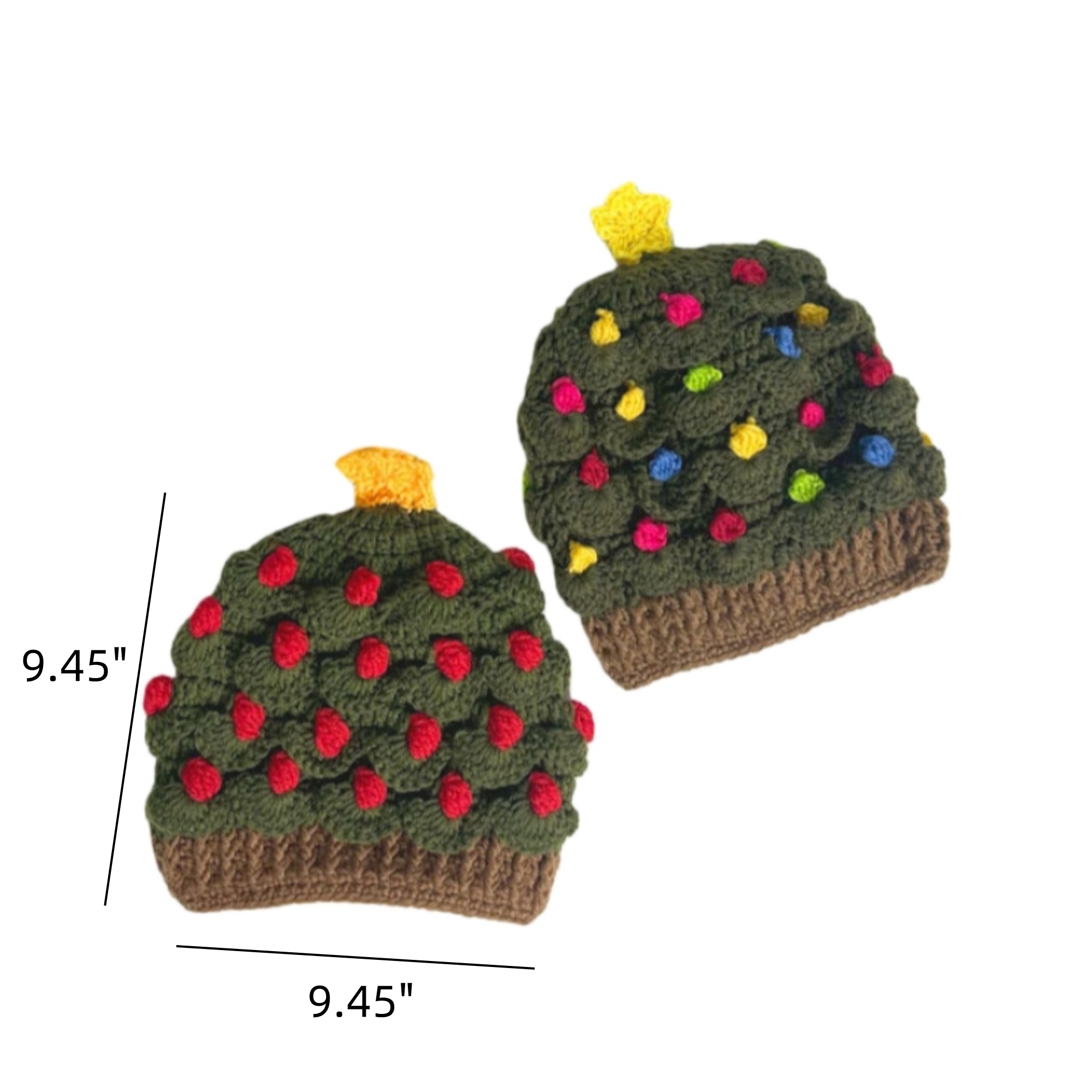 Christmas Knit Beanie Hat Winter Cap 6