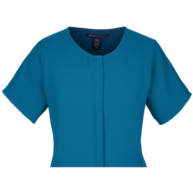 Devon & Jones Ladies' Perfect Fit™ Short-Sleeve Crepe Blouse 6