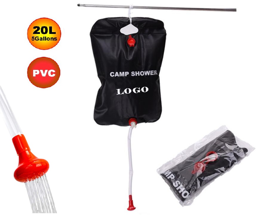 5 Gallon Large Capacity Camping Shower Bag 2