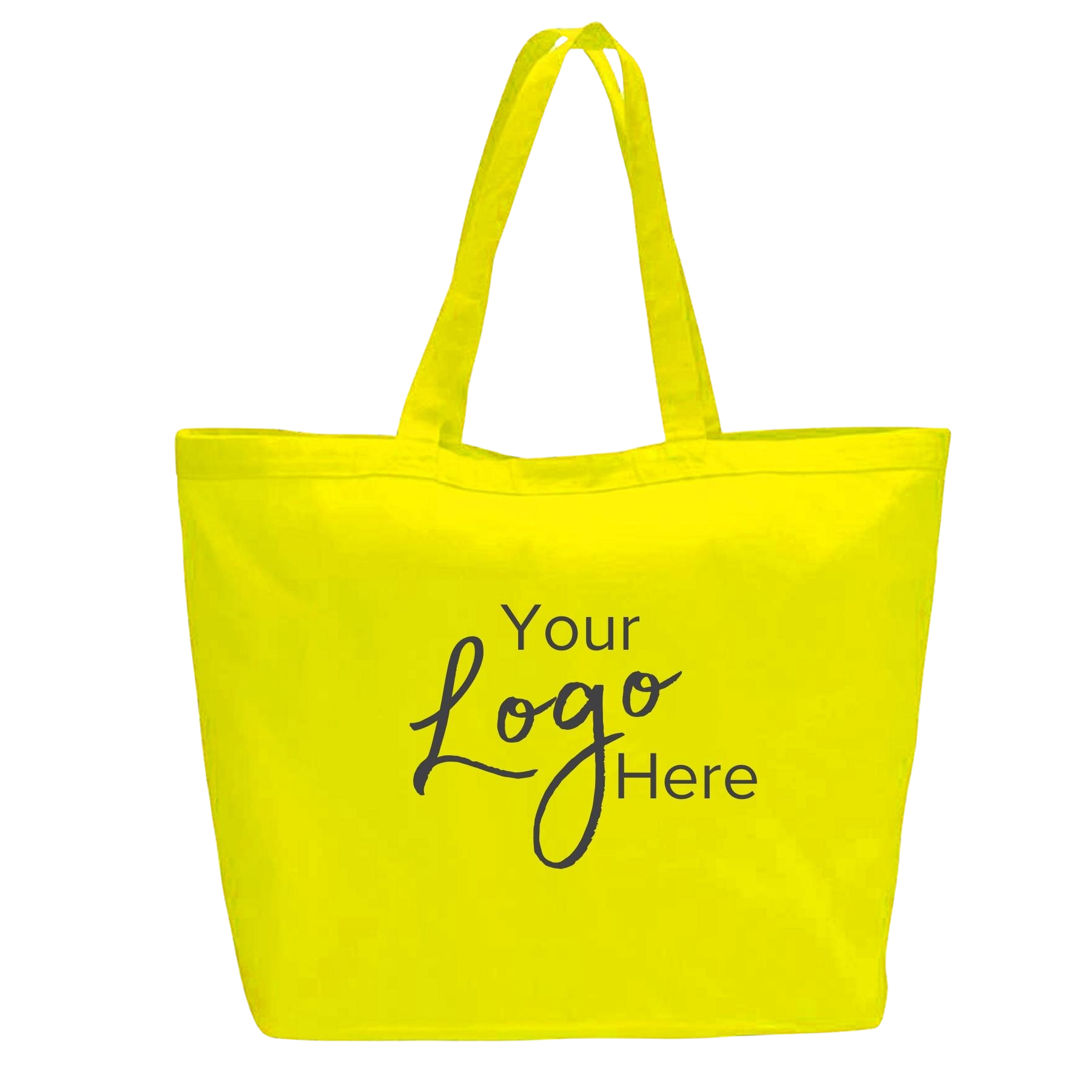 Canvas Tote Bag 23" W x 17" H with 6" Gusset, custom tote bag with logo imprint 17