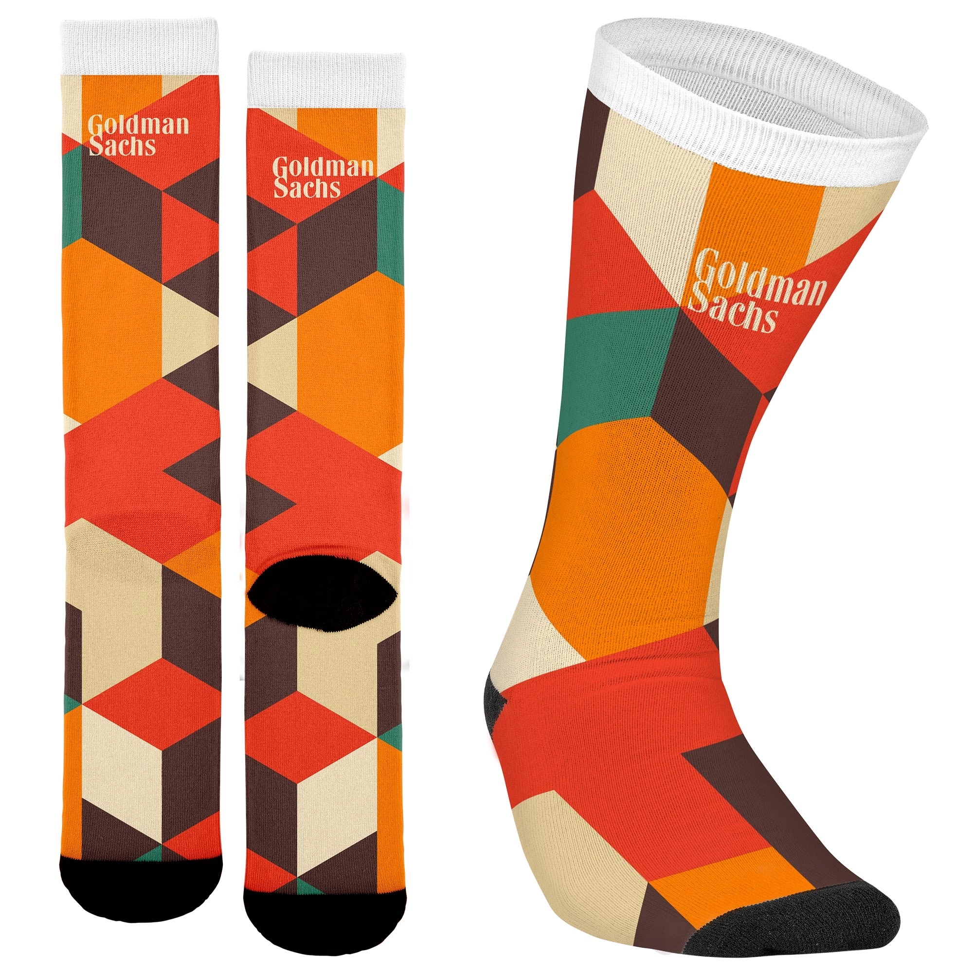Jacquard Knit Dress Socks - One Size Fits All 2