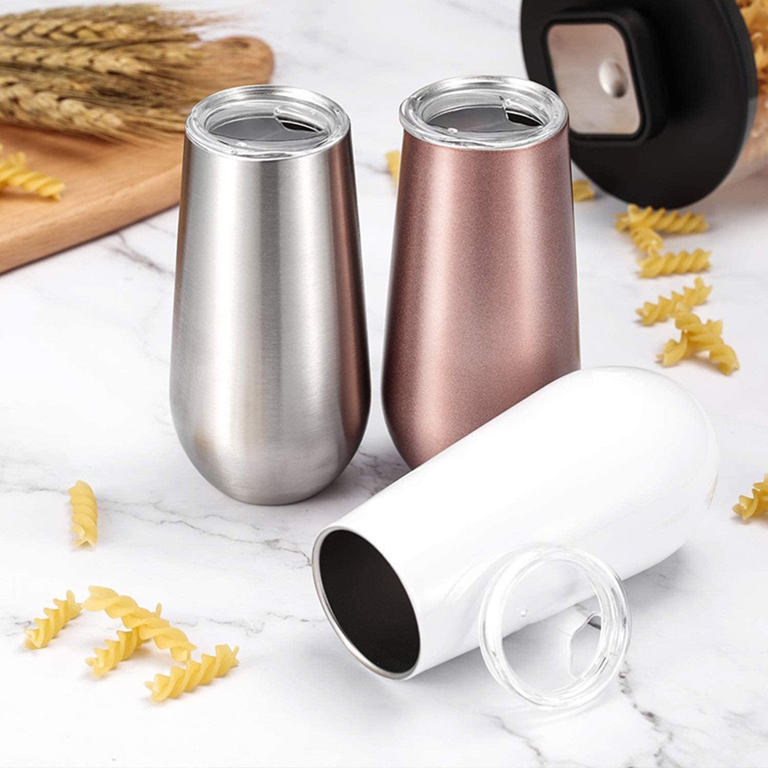 Double Insulated Stainless Steel Bottle Tumbler With Lid 3