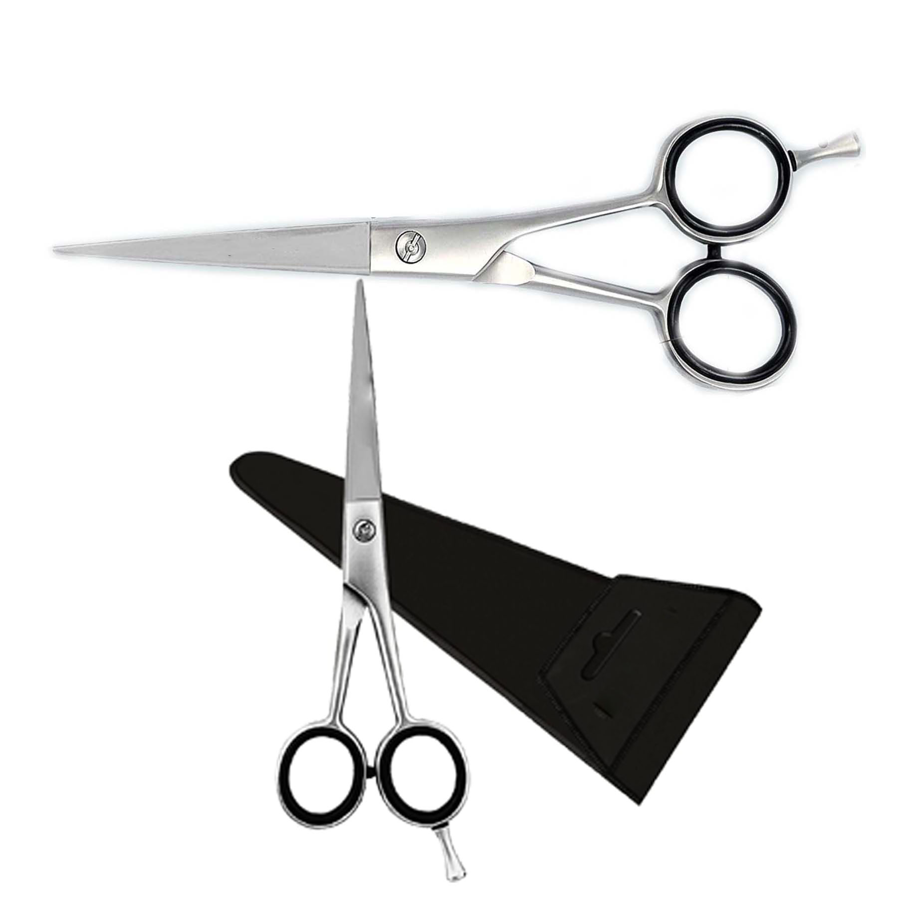 Professional Barber Shears for Salon and Home Use  with Protective Case 