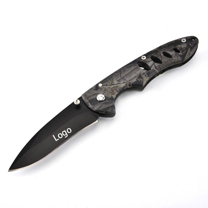 Camouflage Stainless Steel Folding Pocket Knife 3
