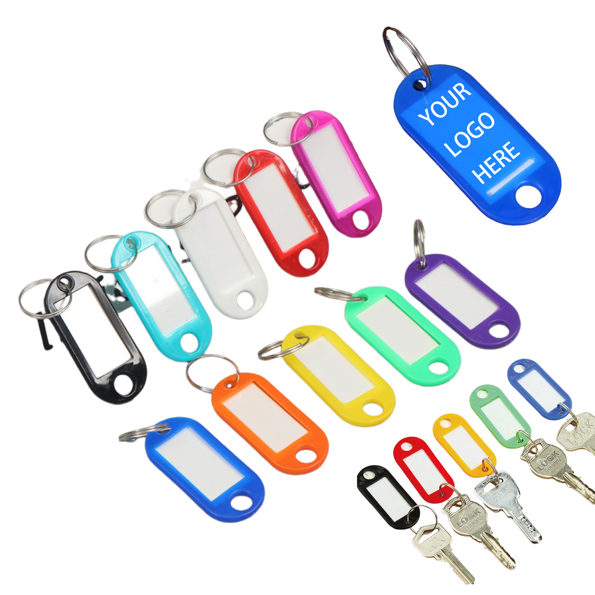 Plastic Room Key Number Plate 1