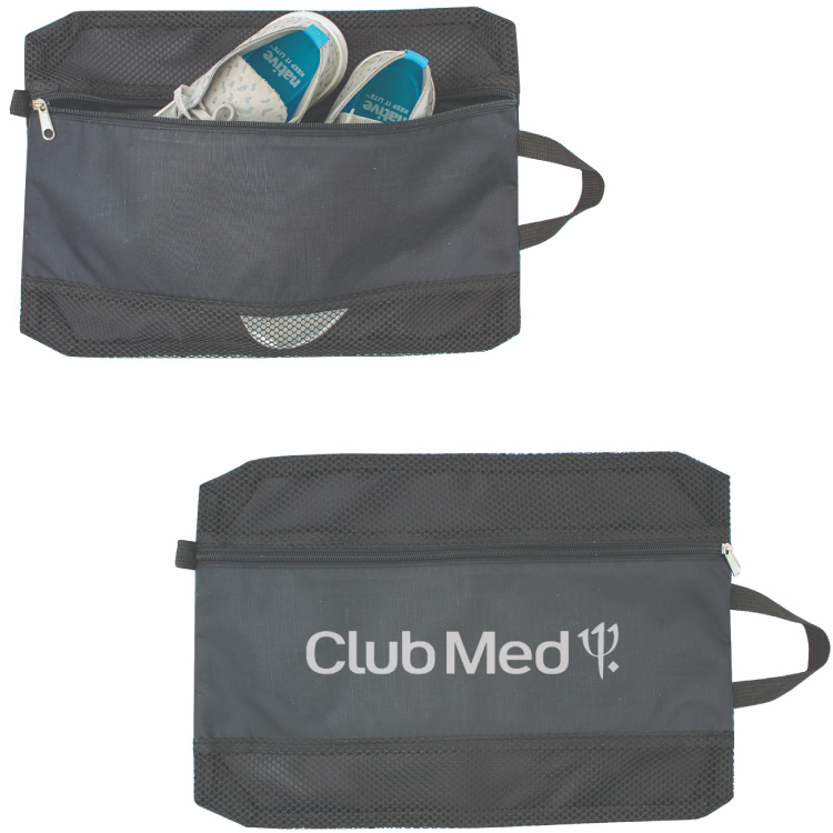 Ripstop Polyester Shoe Bag with Mesh Windows 5