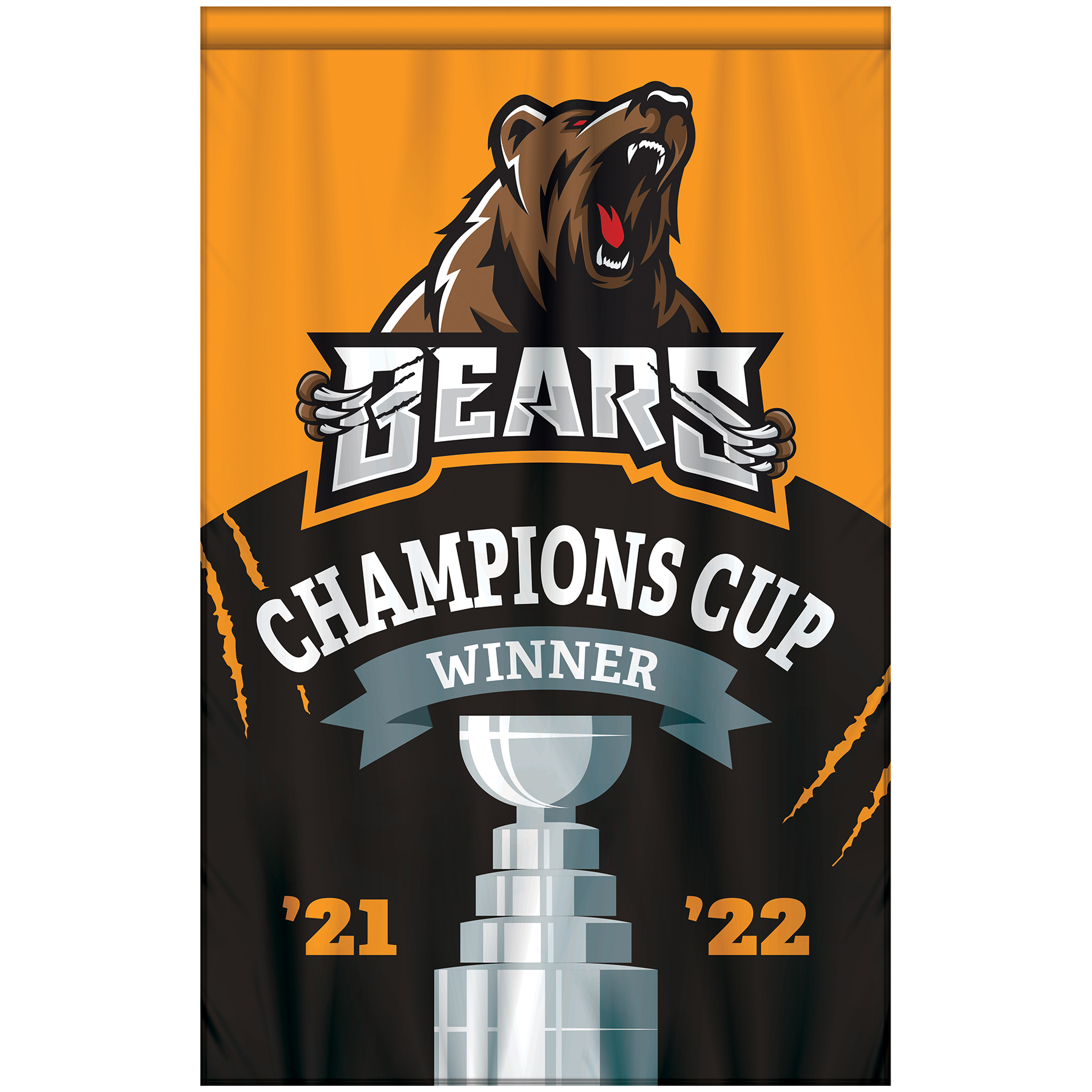 4' x 6' Championship Banner Double Sided Straight Cut 6