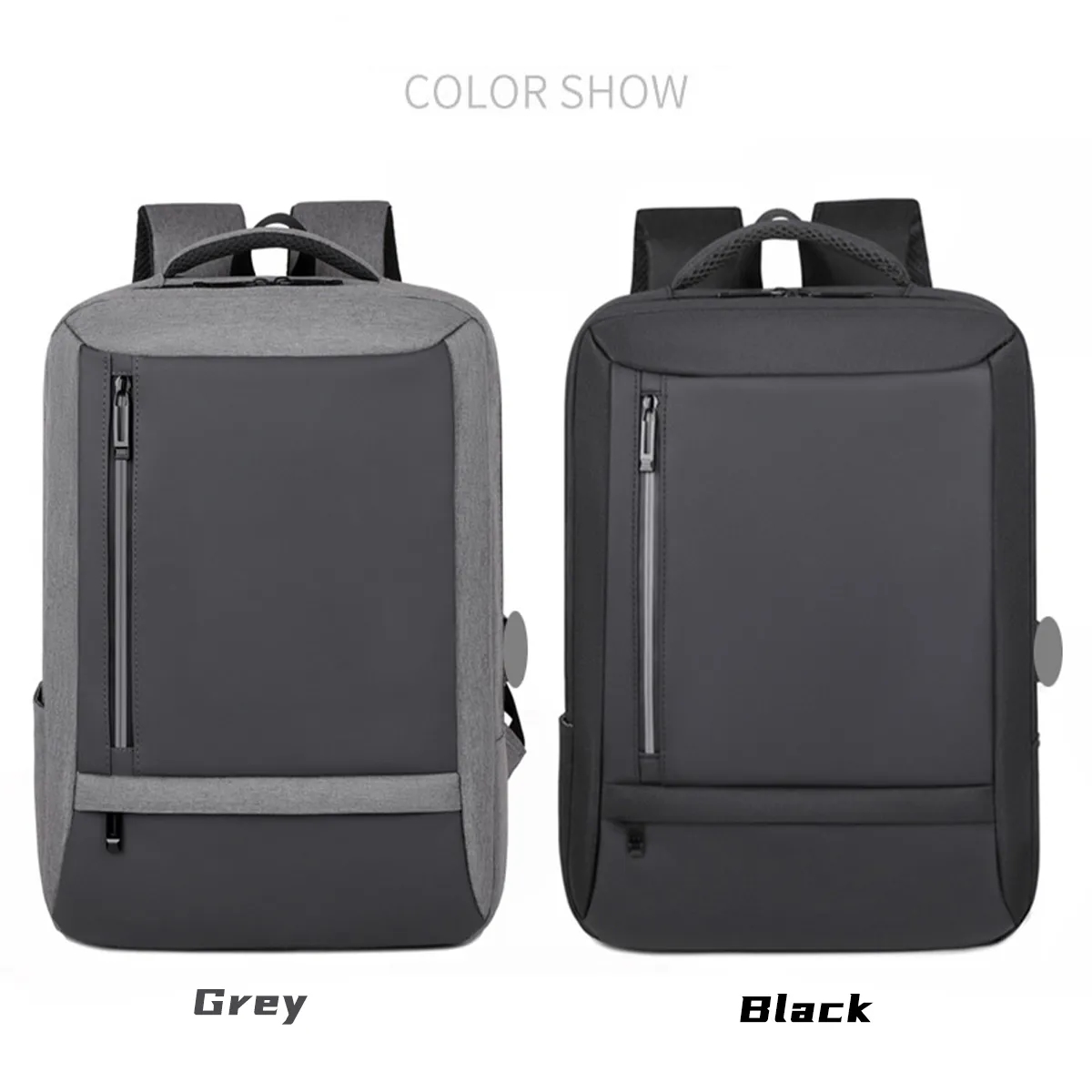 Multifunctional Men's Laptop Backpack with USB Charging Port 3