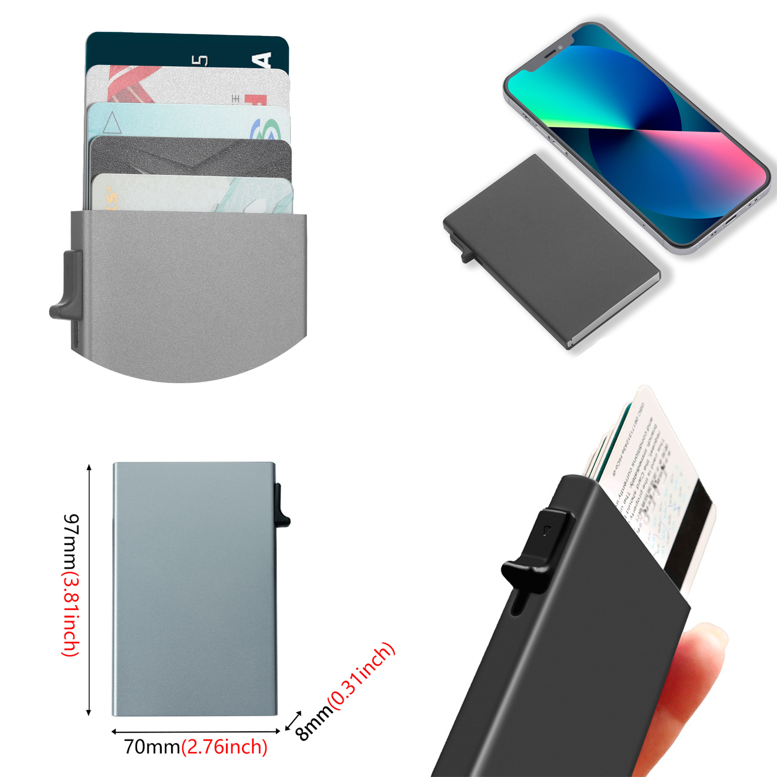 Security Automatic Eject Credit Card Case 1