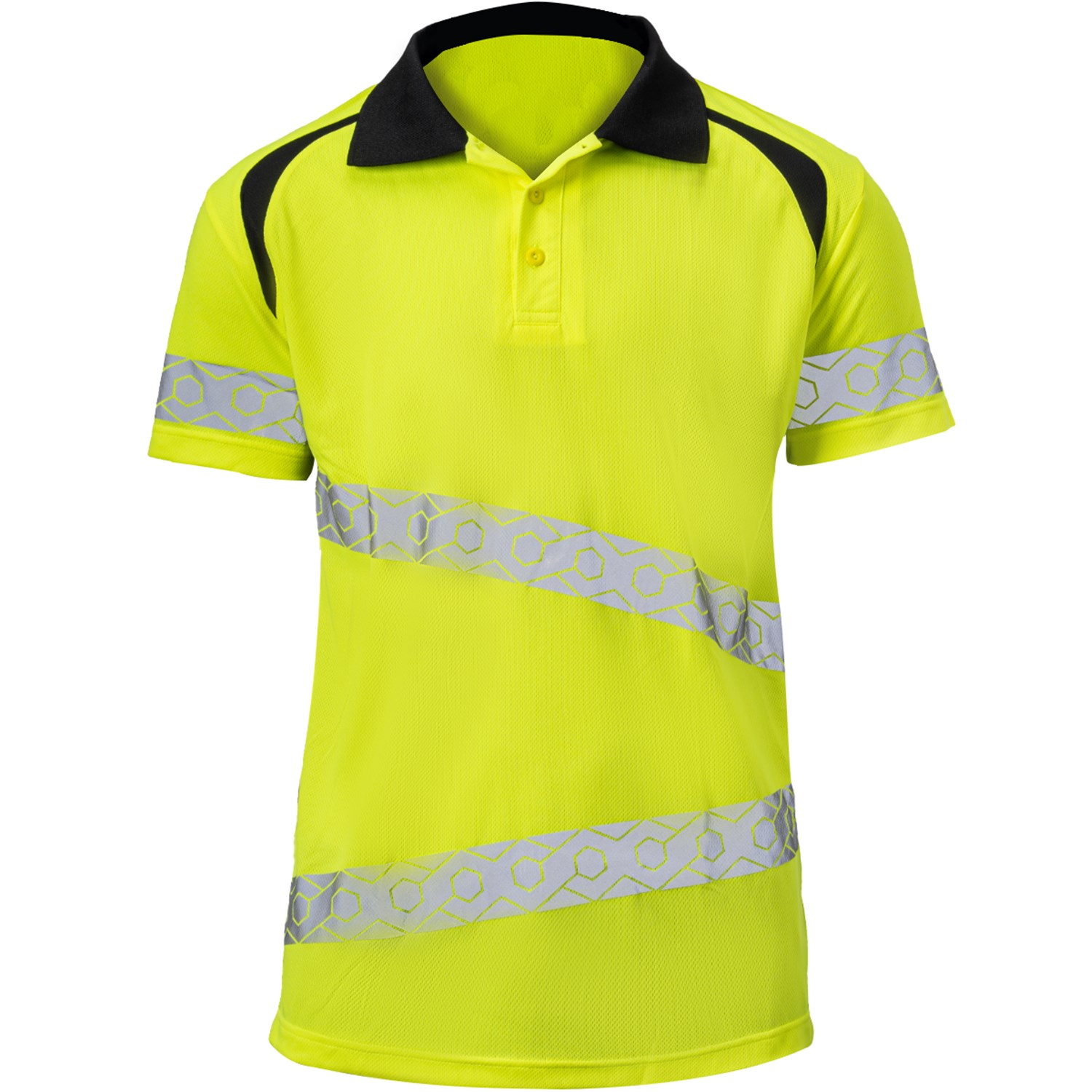 Class 3 Safety Polo with Double Band 2" Segmented Tape 3