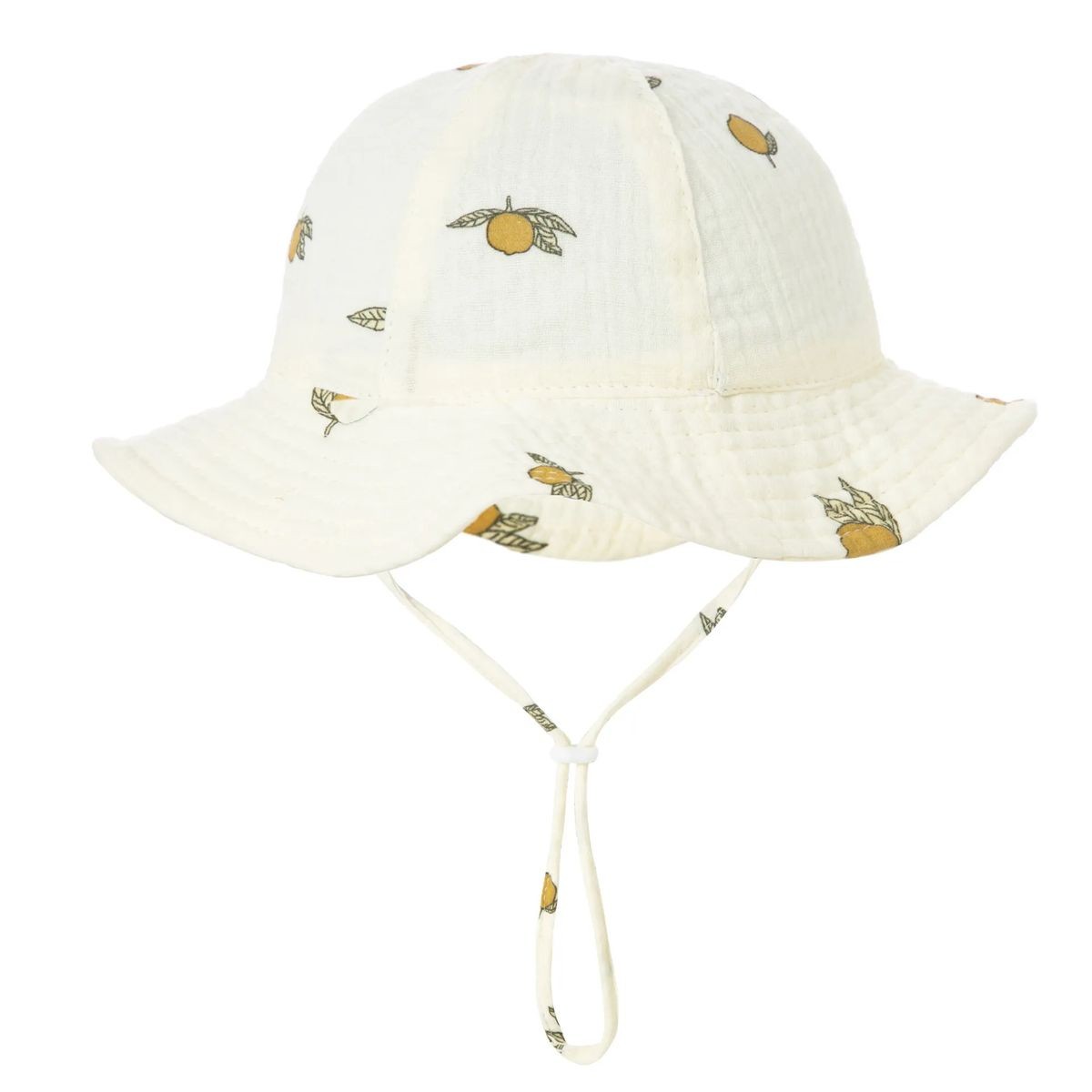 Infant Cotton Hat with Chin Strap 10