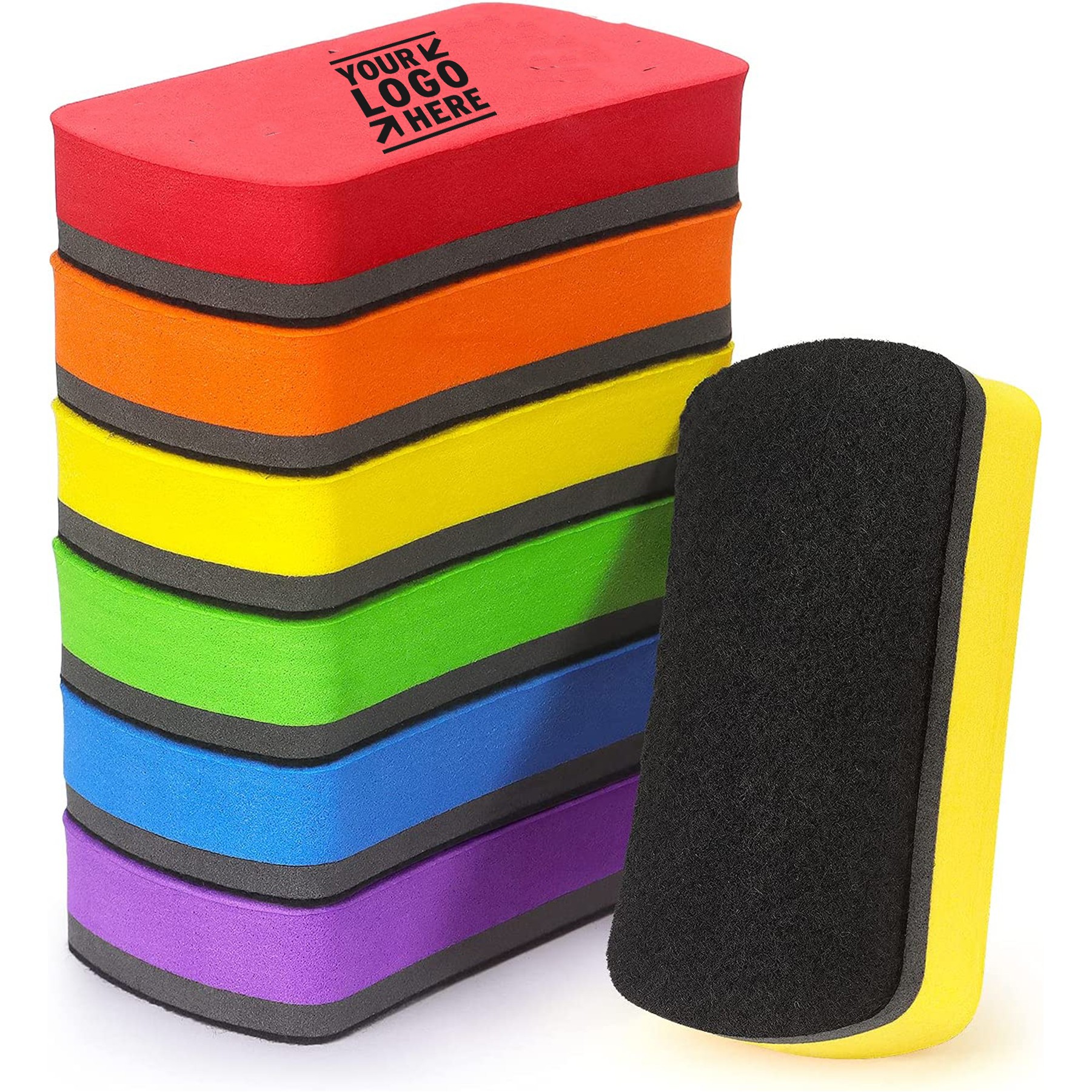 4 x 2 x 0.8 Inches Dry Erase Magnetic Whiteboard Eraser 3