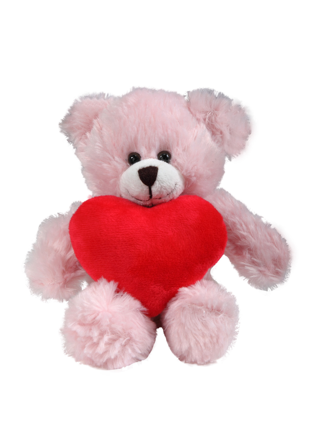 soft plush Pink Bear with heart