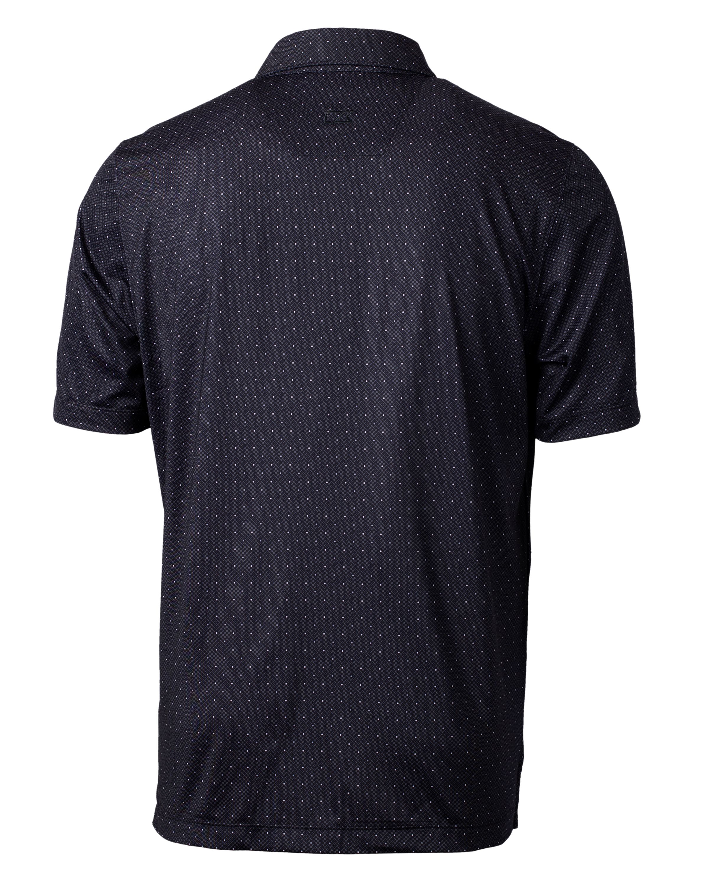 Pike Double Dot Print Stretch Mens Polo