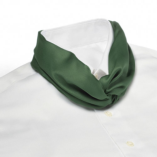 Kelly Green Banded Knot Scarf 2