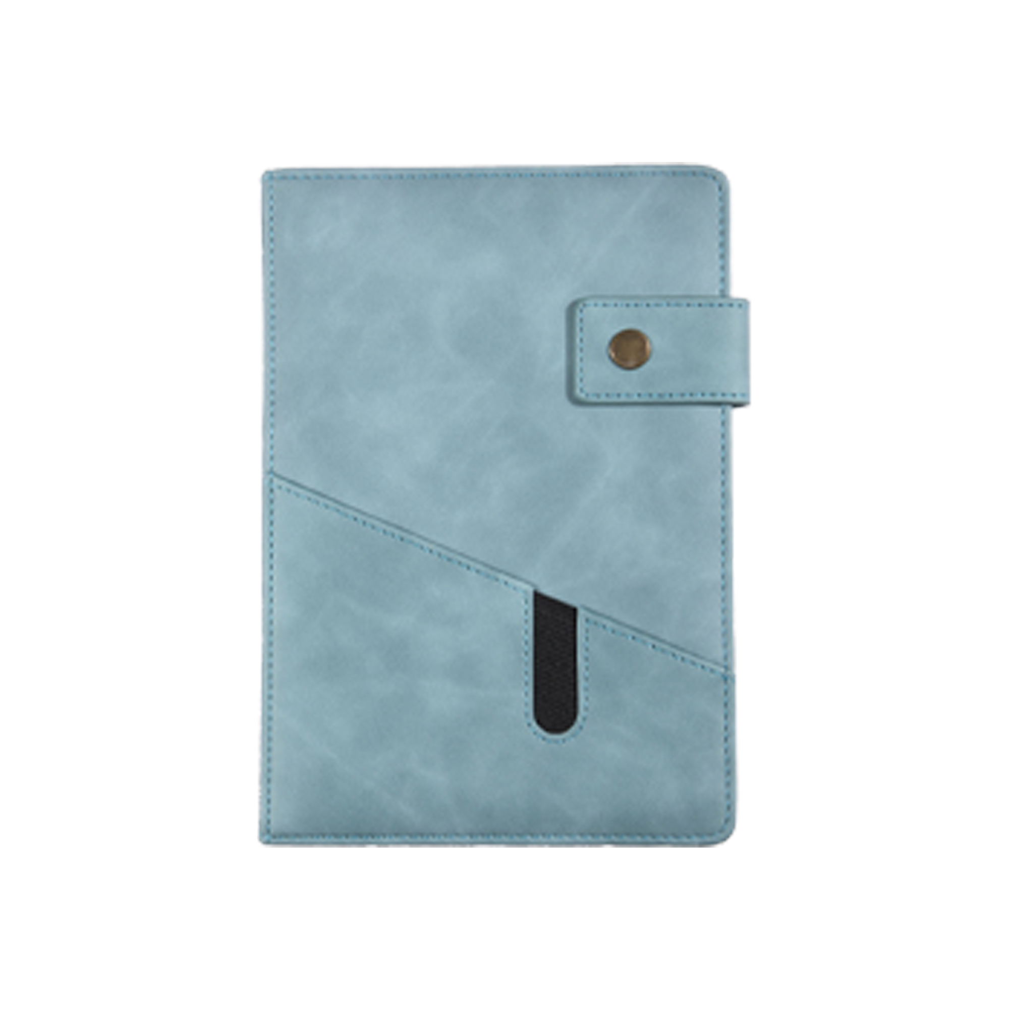 Polyurethane Customizable Leather Notebook Cover With Multi-Functional Pockets 7